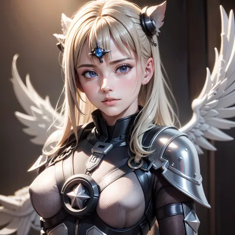 angelic warrior::4 hyper-realistic ::5 detailed character expressions :: 3 Ultra-detailed Quality 3D Octane Render :: volumetric lighting :: --ar 9:16 --quality 2  --s 750 --niji 5