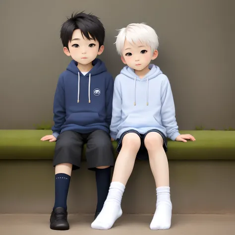 Cute Shota white socks