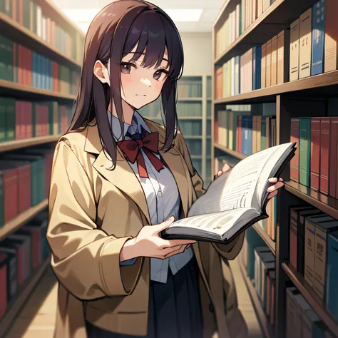 Akane, a third-year junior high school student,、When reading in the library after school、Find the Time Machine book。