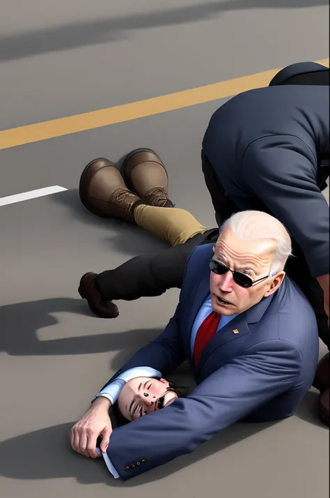 Biden beat Trump to the ground