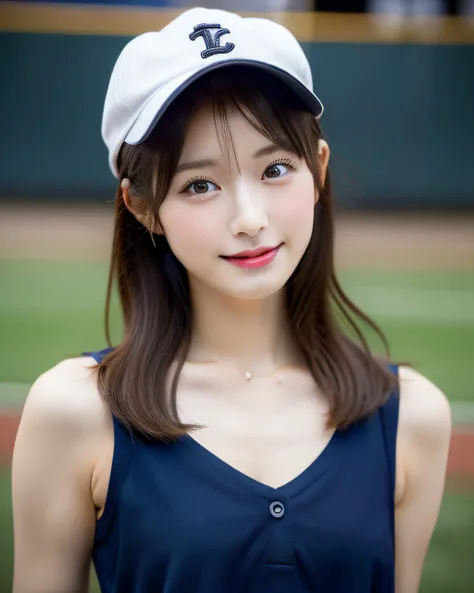 wearing a baseball cap、Wearing a baseball uniform、At the baseball field、Japan Person Model、Young Sensual Gravure Idol、Young cute gravure idol、Realistic Young Gravure Idol、Realistic sensual gravure idol、Young gravure idols、sophisticated gravure idol、奈良美智、Yo...