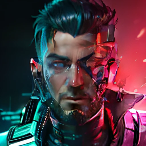 Change background cyberpunk handsome boy, realistic face, 8k, ultra realistic