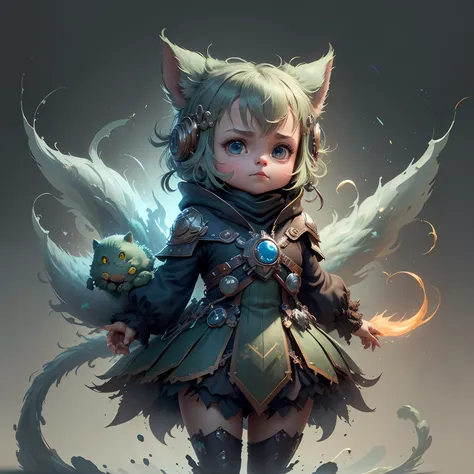 "Create a masterful masterpiece of cute creatures with ultra-detailed concept art inspired by. Utilize Stable Diffusions power to unleash your inner Cu73Cre4ture programmer and bring your imagination to life!", high detailed, 8k