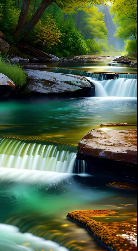 landscape, water (extremely detailed CG unity 8k wallpaper), the most beautiful artwork in the world, professional majestic oil painting, intricate, high detail, sharp focus, dramatic, photorealistic painting