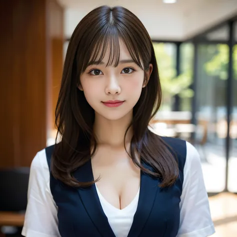 Beautiful black eyes、dual、natural skin textures:1.8, realistic eyes and face details:1.7、middlebreasts、in 8K,Best Quality:1.4, 超A high resolution:1.5, (Photorealistic:1.4),​masterpiece:1.2,(top-quality:1.4)、 Raw photo、 (the background is blurred), 1日本人の女の子...