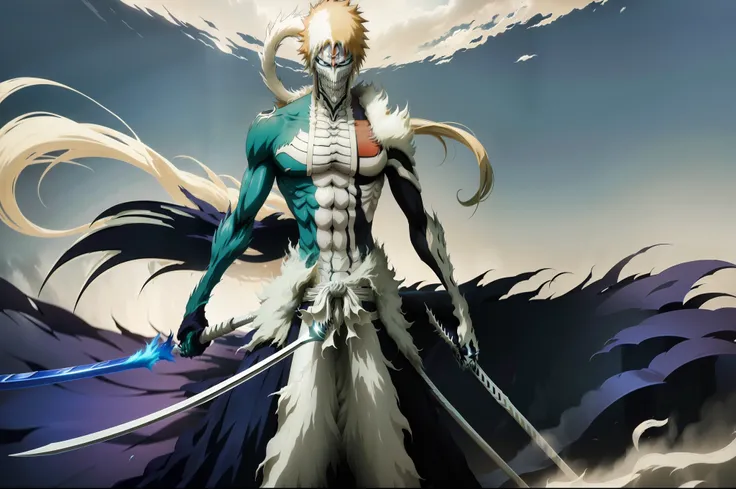 Ichigo Kurosaki Last Transformation ((bleach)) ((ANIME)) usando sua espada