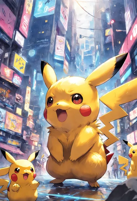 Um close up de um boneco Pikachu com um fundo branco, Arte conceitual de Pikachu, Pikachu surpreendido, Pikachu, illustration pokemon, Pikachu vida real, Megaman como Pikachu, Mika Pikazo, Pikachu como um humano, Detetive Pikachu, Pikachu como Jesus, pikac...