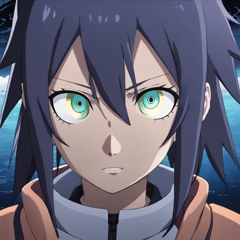 nagato de naruto shippuden com olhos bonitos rouxos