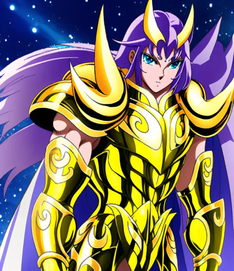 santseya, knights of the zodiac. armadura de ouro. armor of pegasus.