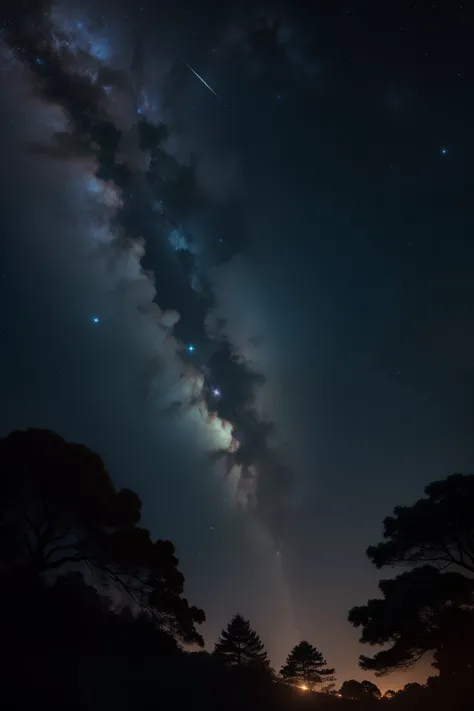 Jardim na floresta, A note with the starry sky