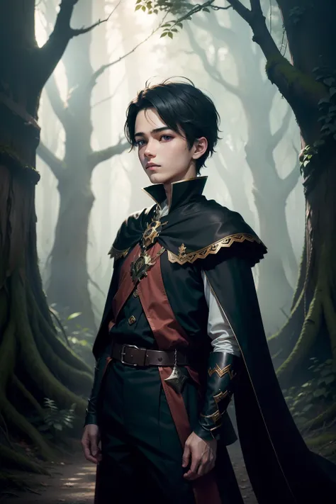 Boy Prince Dark Forest