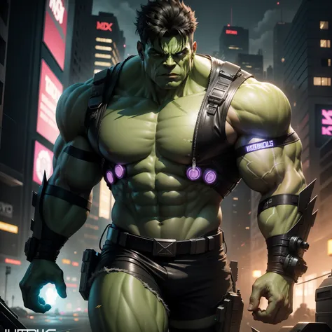 Hulk Cyberpunk, ultra realista