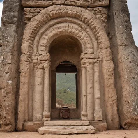 altar de pedra rustico