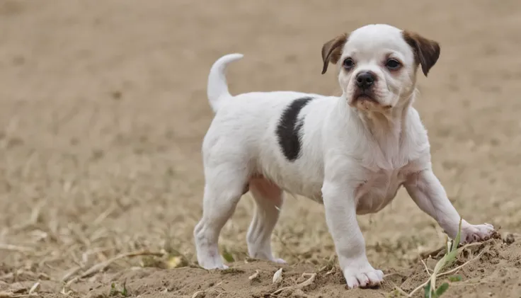 cachorro de raca pastor alemao no campo coberto de flores