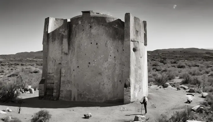 The wisest man in the world stands before an ancient astronomical observatory, rugas profundas esculpidas pelo tempo marcam seu rosto sereno. Your eyes are like wells of knowledge, reflecting centuries of wisdom. He holds an old book in his wrinkled hands,...