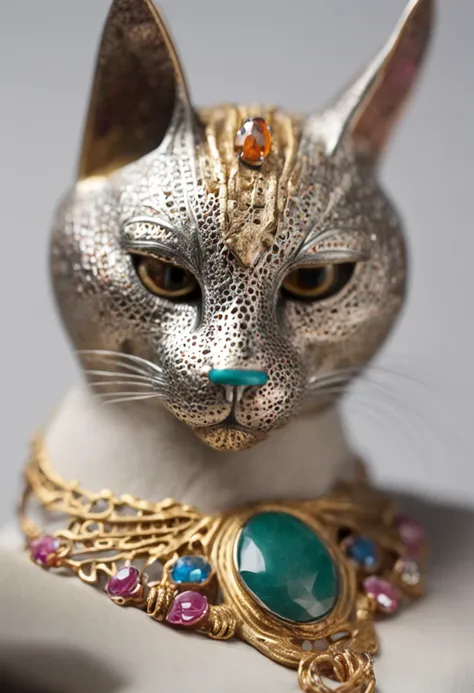 espectacular donde una "Anthropomorphic jewelry for modeling cats"