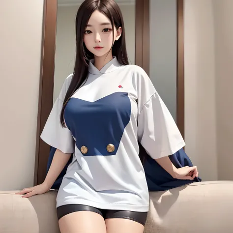 a close up of a woman in a uniform posing for a picture, Middle metaverse, 2 8 years old, Yoshitomo Nara, oppai, trending at cgstation, 2 9 years old, 2 7 years old, 2b, 2 b, 2 3 years old, 2 2 years old