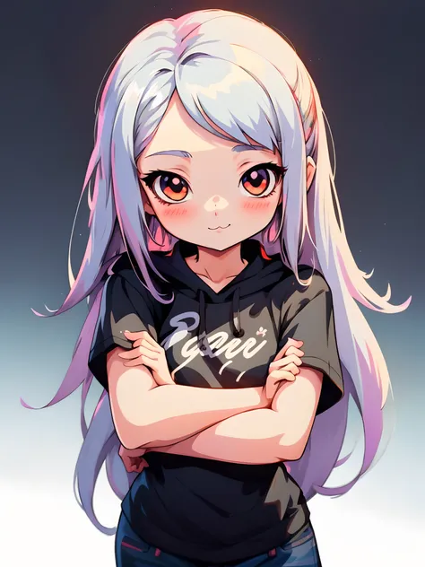 anime girl with long white hair and a hoodie, cute anime girl portraits, perfect white haired girl, cute anime girl, cute anime girl portrait, anime style portrait, portrait anime girl, girl with white hair, anime moe artstyle, portrait of cute anime girl,...