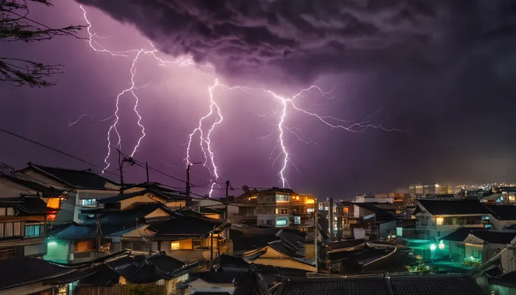 Thunderstorm in Japan