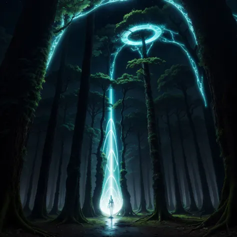 Anas tall frame is a testament to her connection with the mystical Lumina Forest. She safeguards the forests magic and educates visitors about the importance of its preservation. iluminated stargate portal