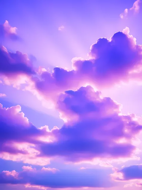 realstic dreamy cloud light purple