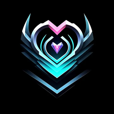 detailed illustration of the heart,morandi color gradient on background，magic, esports, it emits a blood-red glow, , crystals, #...