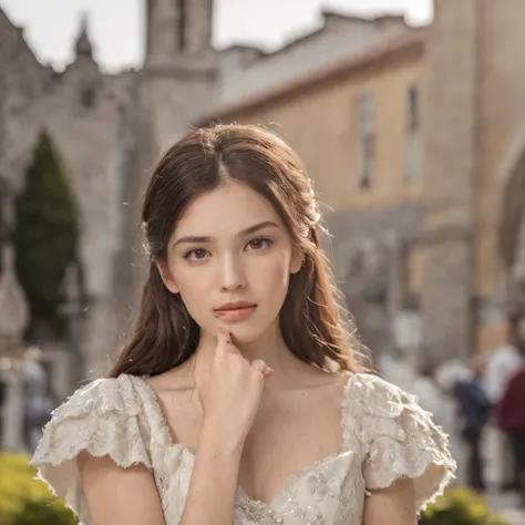 Beautiful at the Lourdes Fountain、Maria、4k,super HD,Photo