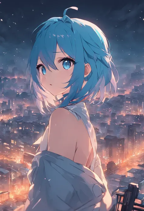 Anime girl with blue hair and blue eyes in the city, anime style 4 k, anime wallpaper 4k, anime wallpaper 4 k, anime art wallpaper 4k, anime art wallpaper 4k, Anime art wallpaper 8k, 4k anime wallpaper, 4 k manga wallpaper, best anime 4k konachan wallpaper...