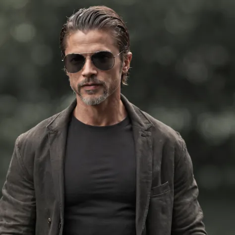 Motoqueiro, black pant, biceps gigante, brad pitt, brincos, sunglasses, homem de cabelos compridos, muitos musculos, luva preta, tatuagem, corpo rasgado, muitas veias, maligno, malvado, badass, Villanious, louis de pointe du lac, super forte, rasgado, sang...