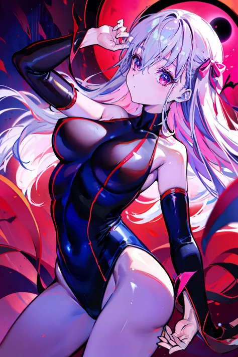 dark sakura　leotard　succubus