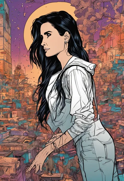 Demi Moore estilo anime