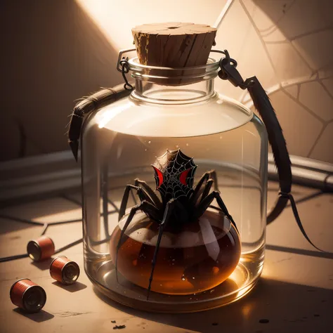 Spider in the bottle