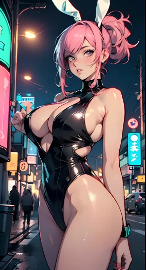 cute bunny girl,(((1girl))),((anime muscle bunny girl with extremely cute and beautiful magenta hair walking seductively down the street)),(((bunny girl,anthro furry cute,bunny-girl))),(((bunny ears,bunny ears on head,big bunny ears))),


(large breasts:1....