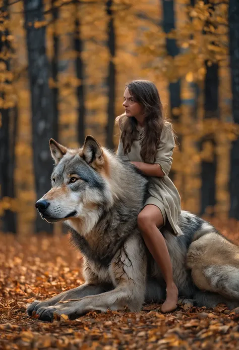 A huge wild gray wolf protecting a beautiful girl
(Pieza maestra: 1.5) (fotorrealista: 1.1) (Bokeh) (La mejor calidad) (textura detallada de la piel, poros, cabello: 1.1) (intrincado) (8k) (HDR) (papel tapiz) (cinematic lighting) (foco nítido )