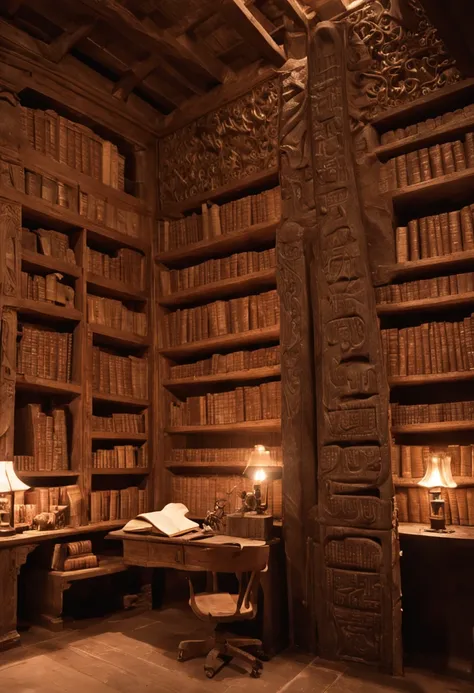 Imagine an ancient library hidden deep within the heart of a mountain, where the language wizards meticulously craft the Dothraki and Valyrian languages. Ancient tomes line the shelves, radiating a soft, magical glow. The wizards quills move as if guided b...