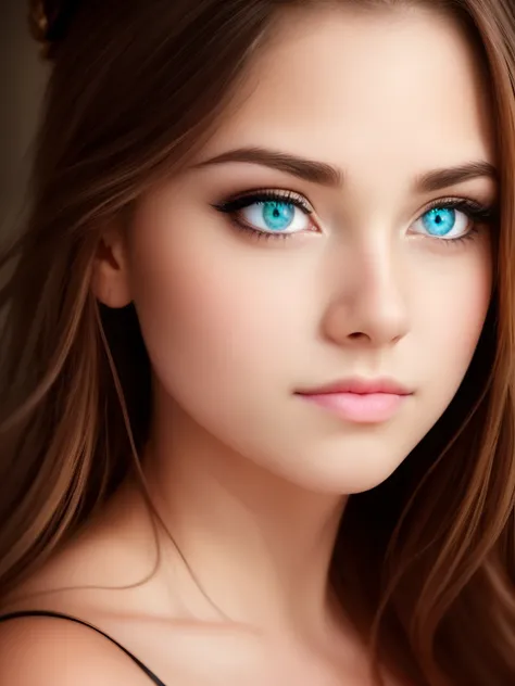 Very Beautiful princesse Face portrait hyper realistic super detailed glowing eyes full portrait