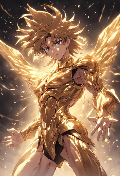 Virgo Golden Saint Seiya，Full body like，combats，Close-up，of a real，Facial features are carefully depicted，Realistic skin texture，Dark style，depth of fields，high light，Real light，Ray traching，oc rendered，Hyper-realistic，best qualtiy，8K，Works of masters，supe...