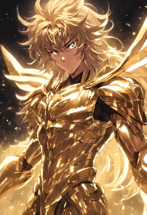 Libra Gold Saint Seiya，Full body like，combats，Close-up，of a real，Facial features are carefully depicted，Realistic skin texture，Dark style，depth of fields，high light，Real light，Ray traching，oc rendered，Hyper-realistic，best qualtiy，8K，Works of masters，super-...