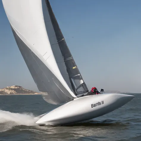 ((concept art)),(((melhor qualidade)),(folha de design de RACING SAIL FUTURISTICO , WITH Foil FOR HYDRODYNAMICS , mesmo BARCO, frente, lado, costas), 插圖, ARTE CONCEITUAL 1 BARCO, SKETCH, Drawn in pencil, PROTOTYPE DESIGN ( fundo branco: 1.3)