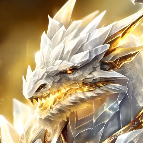 There is a dragon with a sword in his hand, cyborg dragon portrait, crystal dragon, dragon portrait, epic dragon, legendary dragon, colossal dragon as background, portrait of a dragon, god of dragons, art of dragon, legend of the cryptids, Dragon armor, fr...