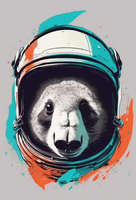 Create an image of an astronaut with Koalas head without a helmet