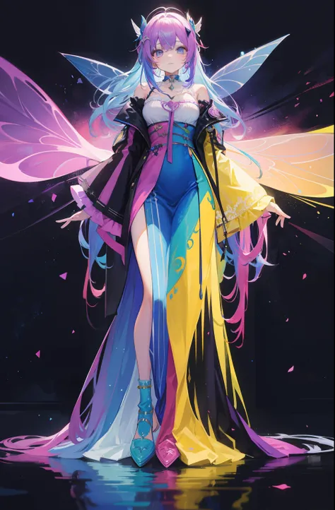 Colorful，Colorful，Colorful but color-based color scheme，Cute and cute magic fairy