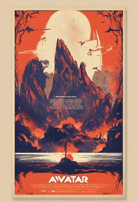 Avatar style movie poster