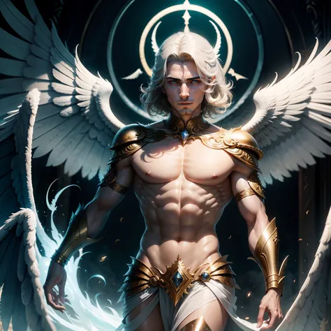 serafim, Biblical creature, mythological angel, creature with six wings and several eyes,