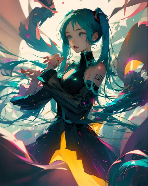 Hatsune Miku with big breasts