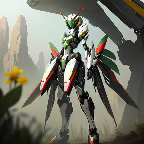 Mantis mecha beautiful girl