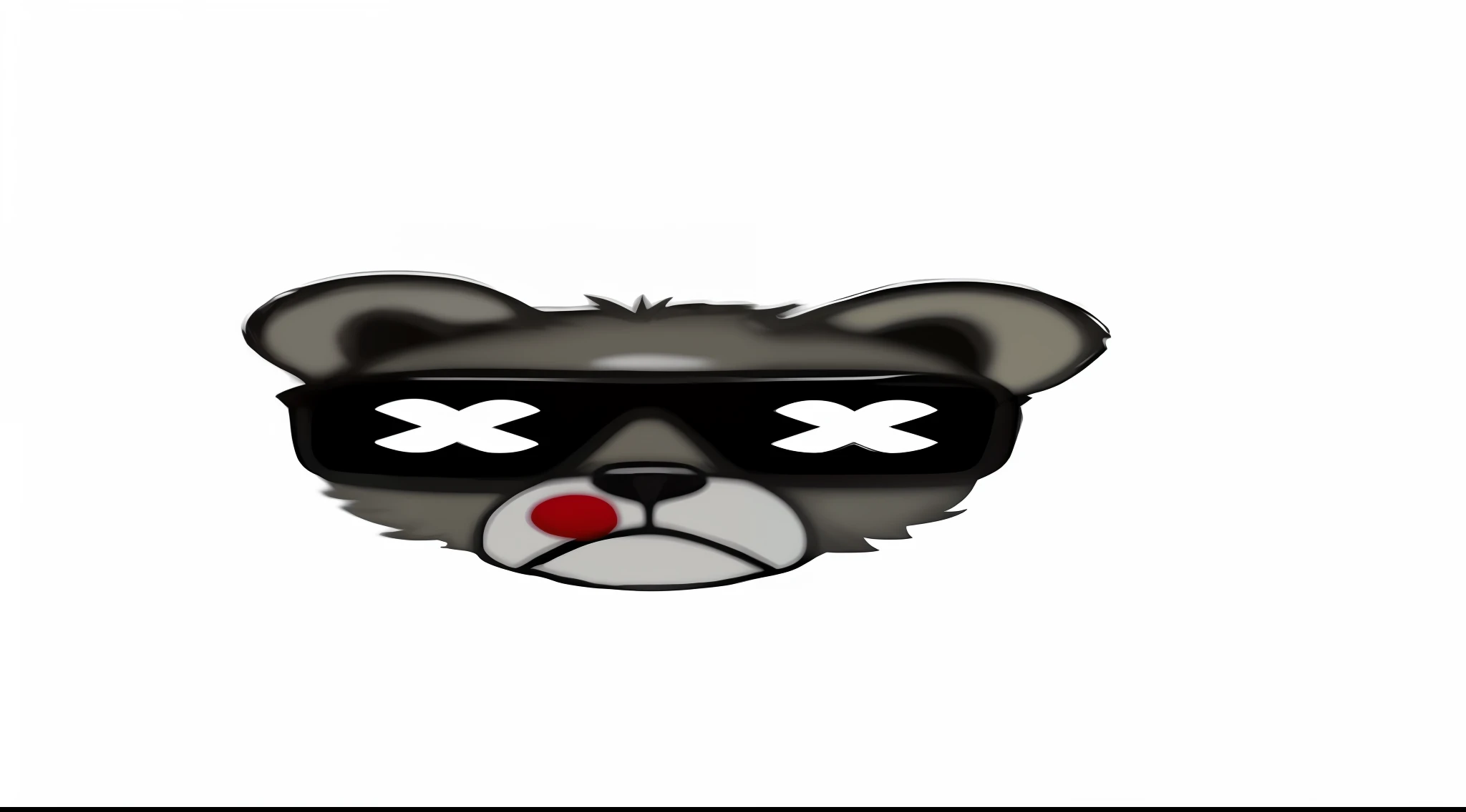 A black and white image of a bear with sunglasses, ( bear wearing sunglasses, Reddit, foto de perfil do discord, emote twitch, discord emoji, poser, urso zangado, aaa, ( ( Pontilhamento ) ), Telegrama Sticker, Discord PFP, altamente votado, urso, por :5 se...