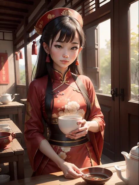 woman, China, ancient, traditional