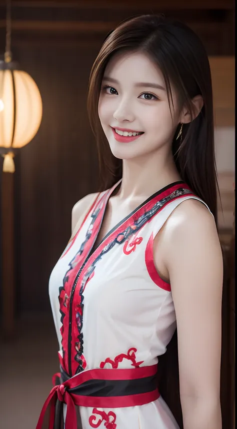 Girls Club、hiquality、ultra-realistic realism、healthy、smiling expression、slender and perfect figure、Beauty Chinese costume beauty、Beautiful eyes、Beautiful double、Beautiful skin、Home