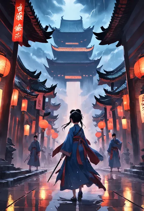 The case took place in one"China-style、swordsmen、dark、suspenseful、Curiosity"of the world：
After a thousand days of rain，The sky is cloudy，For a long time
Imperial City Changan，emerges"Rain dissolves"of the tragedy
You are ordered to track down，Recruit tale...